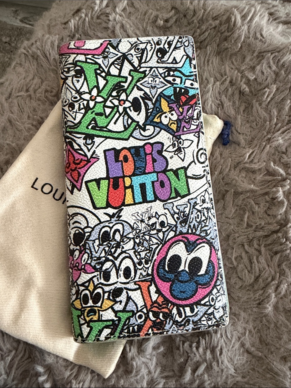 Louis Vuitton Graffiti Card Holder Wallet USED CONDITION ‼️Read Description‼️